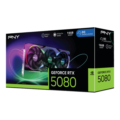 11 PNY RTX 5080 ARGB OC EPIC X Triple Fan pk