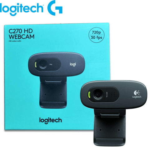 Webcam Logitech HD C270 cùng vỏ hộp