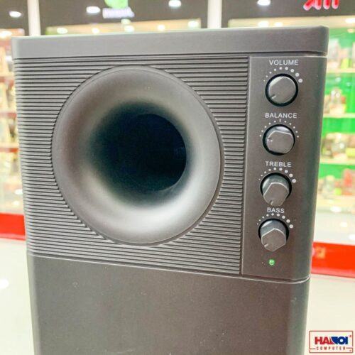ảnh chụp chi tiết cụm điều khiển âm thanh trên Loa Microlab X2 - 2.1