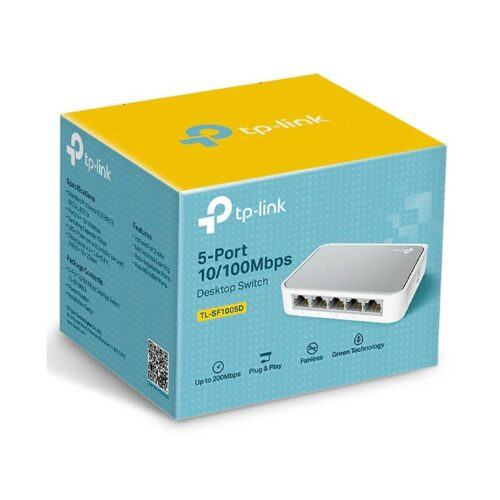 hộp sản phẩm Switch TP-Link TL-SF1005D