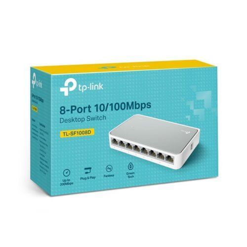 hộp sản phẩm Switch TP-Link TL-SF1008D