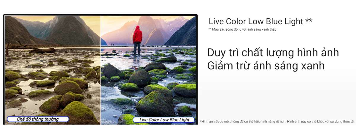 Màn hình LG 27MP500-B ánh sáng xanh thấp