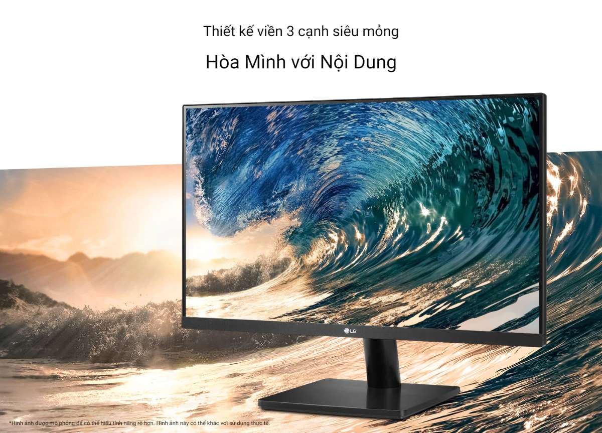 Màn hình LG 27MP500-B 3 viền siêu mỏng