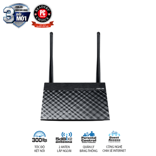 Router wifi ASUS RT-N12+ Wireless N300Mbps