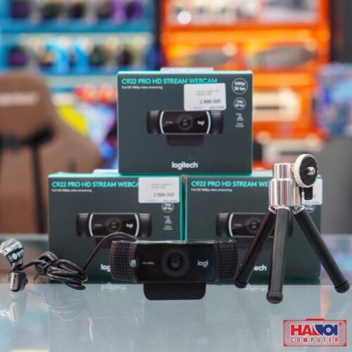 ảnh chụp 3 hộp Webcam Logitech HD Webcam C922
