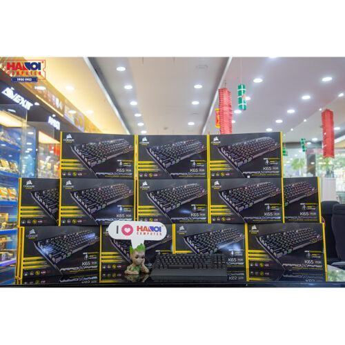 Bàn phím cơ Corsair K63 Cherry MX Red (USB/Red Led) (CH-9115020-NA)