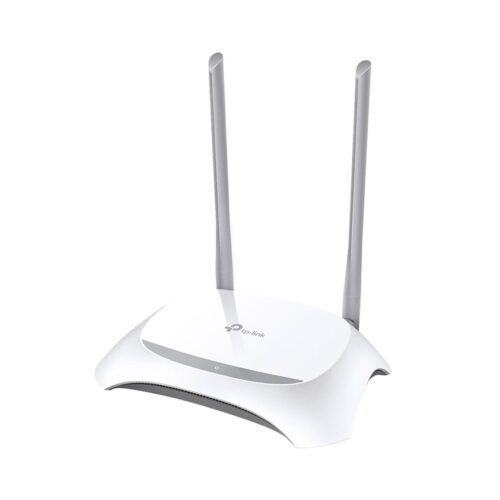 mặt nghiêng trái Bộ phát wifi TP-Link TL-WR840N Wireless N300Mbps