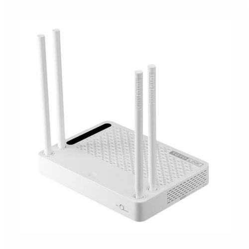 mặt nghiêng sau Router wifi Totolink A3002RU Dual Band Wireless AC1200Mbps