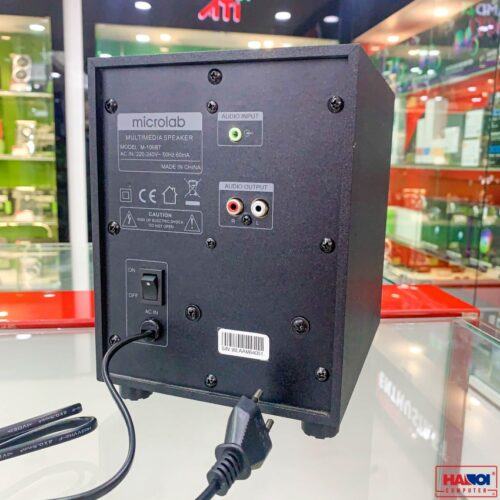 ảnh chụp cổng kết nối trên Loa Bluetooth Microlab 2.1 M106 BT Đen