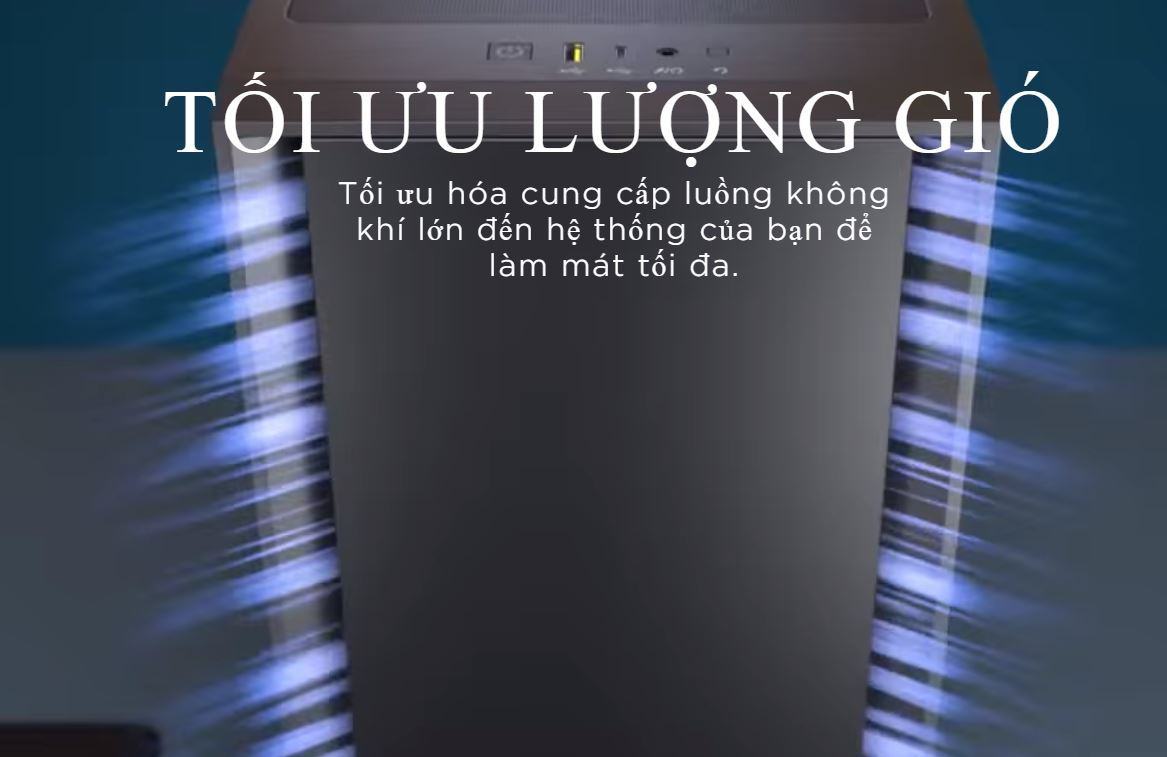 Vỏ Case Corsair 4000D Airflow TG Black (Mid Tower/Màu Đen)