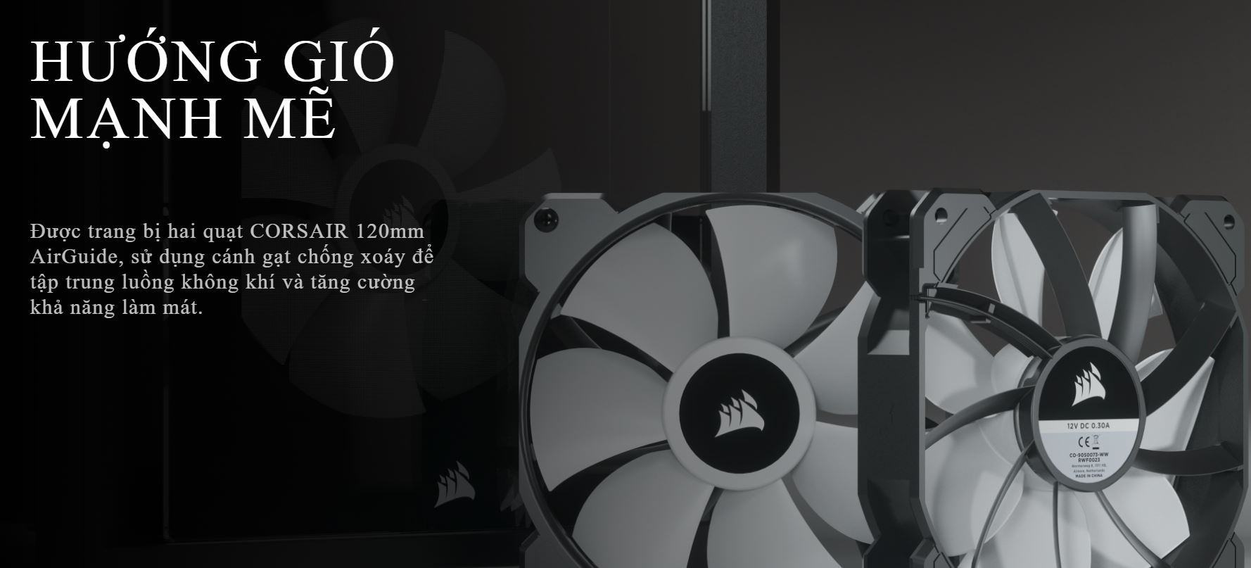 Vỏ Case Corsair 4000D Airflow TG Black (Mid Tower/Màu Đen)