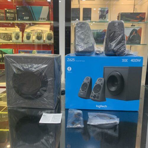 ảnh chụp Loa Logitech Z625 cùng phụ kiện