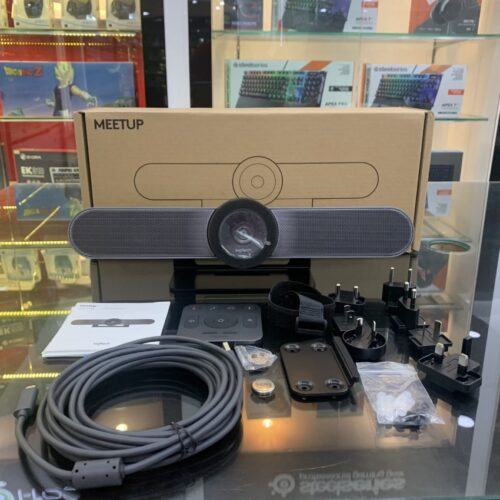 Webcam Logitech Meetup cùng phụ kiện đi kèm