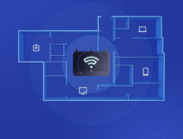 42885_ea7500s-ahbvh3 Bộ phát wifi Linksys EA7500S-AH MAX-STREAM (AC1900Mbps) ảnh 3
