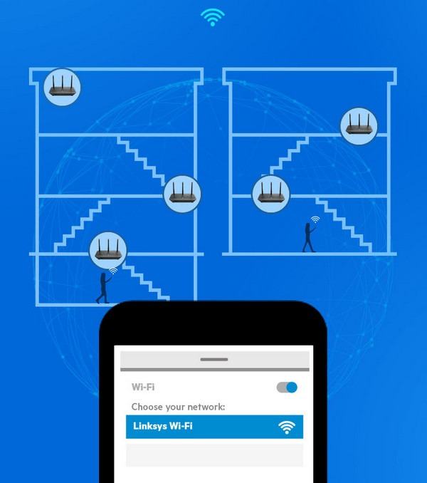 42885_ea7500s-ahbvh4 Bộ phát wifi Linksys EA7500S-AH MAX-STREAM (AC1900Mbps) ảnh 4