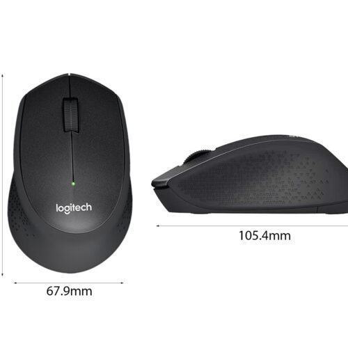 Chuột không dây Logitech M331 Wireless Black