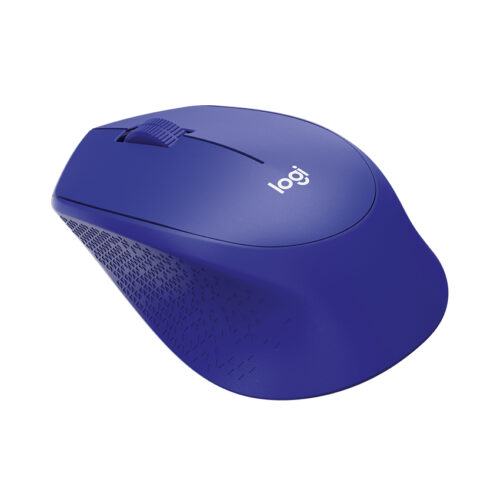 Chuột không dây Logitech M331 (USB/Màu xanh)