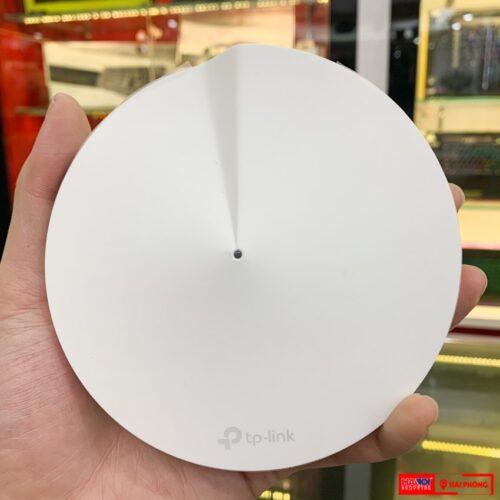 ảnh chụp trên tay sản phẩm Bộ phát wifi mesh TP-Link Deco M5 1Pack Wireless AC1300Mbps