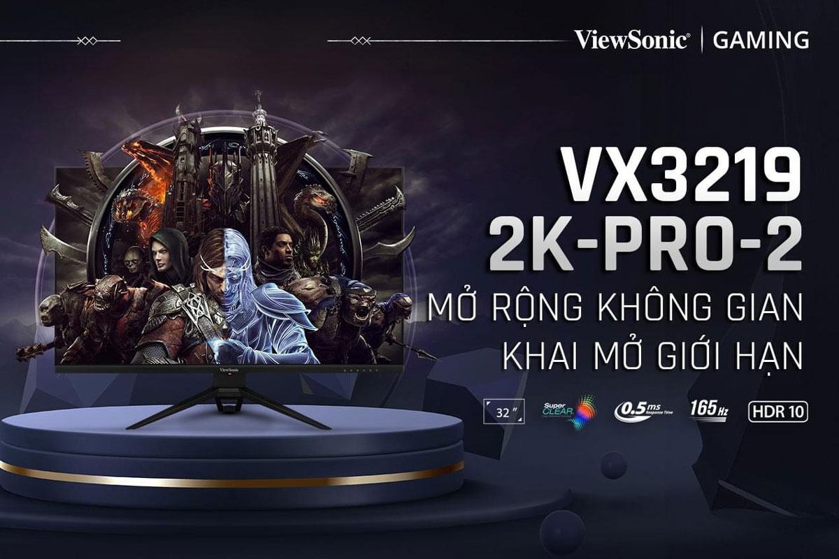 Viewsonic VX3219-2K-Pro-2 cho trải nghiệm giải trí đỉnh cao