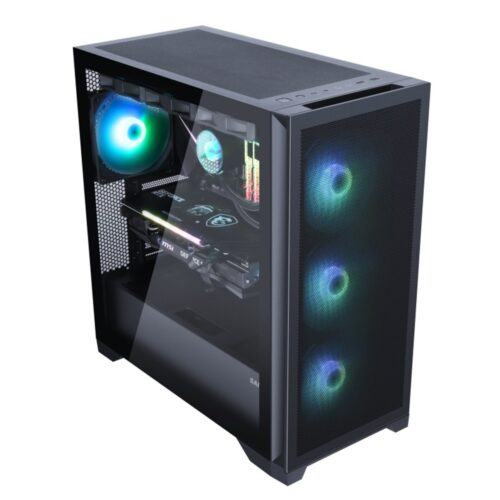 Trang chủ Vỏ Case SAMA 4502 Black (EATX / Tower / Màu Đen / Kèm sẵn 3 Fan ARGB)