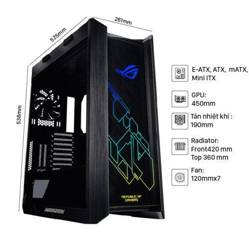Asus ROG Strix Helios GX601 Tempered Glass Gaming