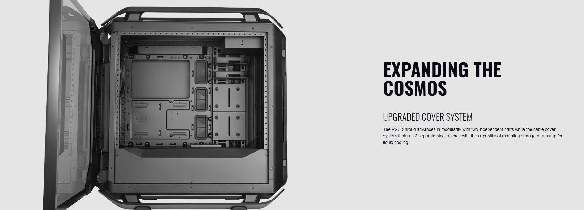 Case Cooler Master Cosmos C700P Black Edition (Mid Tower/Màu Đen) giới thiệu 5