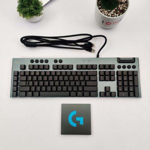 Bàn phím cơ Logitech G813 Lightsync RGB Mechanical Romer G Linear Gaming Keyboard Black