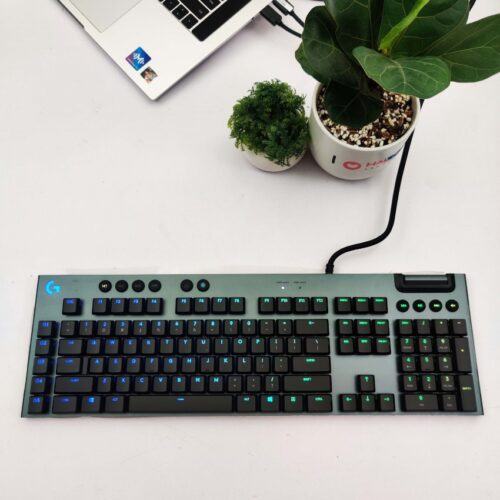 Bàn phím cơ Logitech G813 Lightsync RGB Mechanical Romer G Linear Gaming Keyboard Black