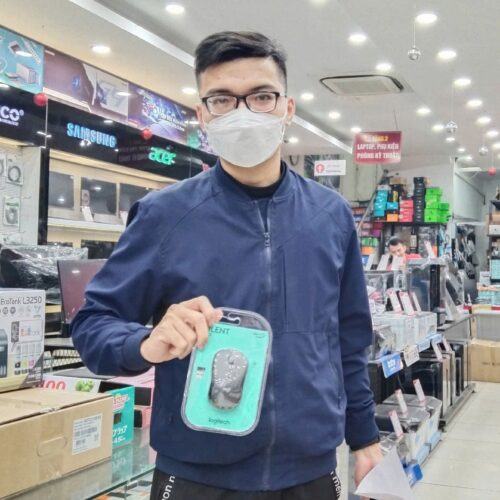 KHLMC Chuột không dây Logitech M221 Wireless Black