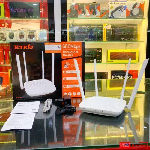 ảnh chụp Bộ phát wifi Tenda F9 Wireless N600Mbps cùng phụ kiện đi kèm