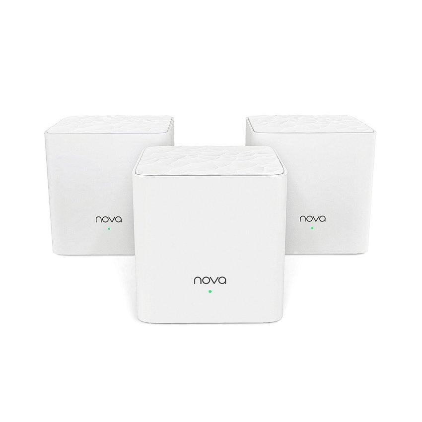 mặt trước Bộ mesh wifi Tenda NOVA MW3 3 Pack chuẩn AC1200Mbps