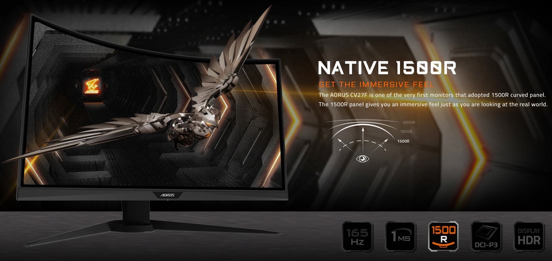 49014_cv27f4 Màn hình Gigabyte Aorus CV27F-4