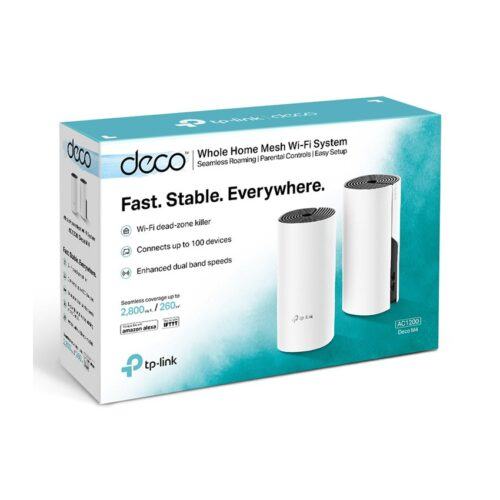 hộp sản phẩm Bộ phát wifi mesh TP-Link Deco M4 (2-pack) Wireless AC1200Mbps