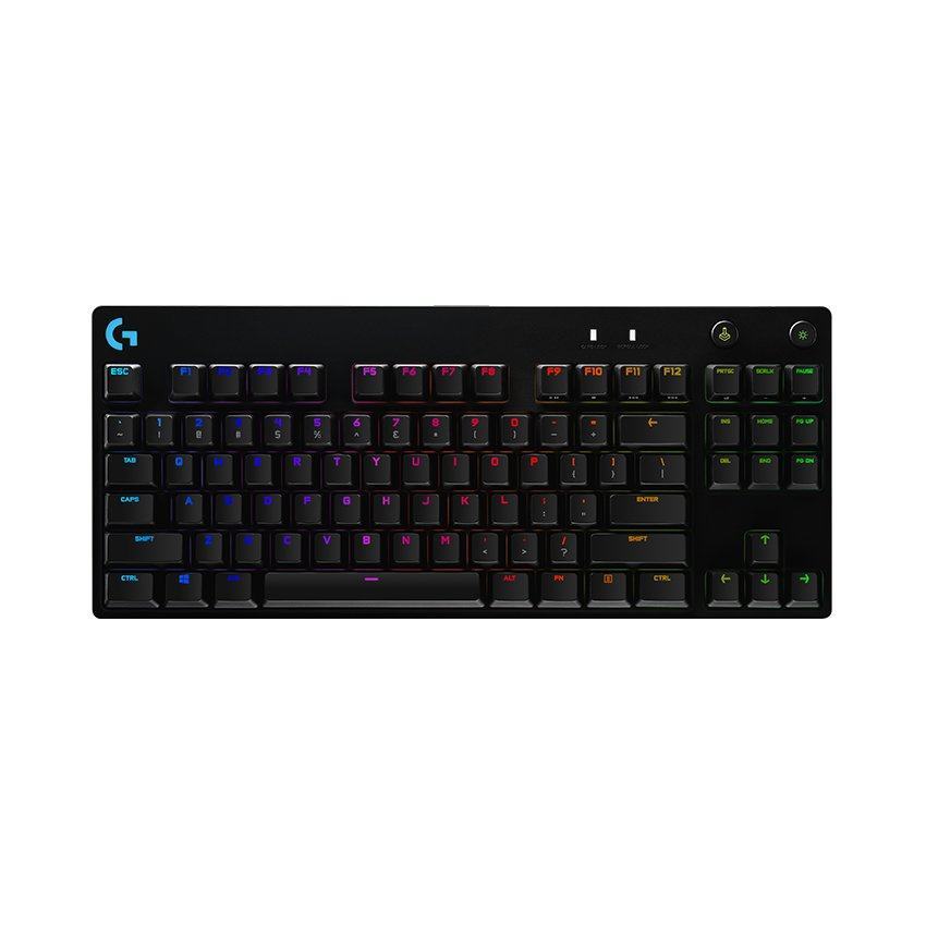 Bàn phím cơ Logitech G Pro X RGB Lightsync (USB/Blue Clicky sw/đen)
