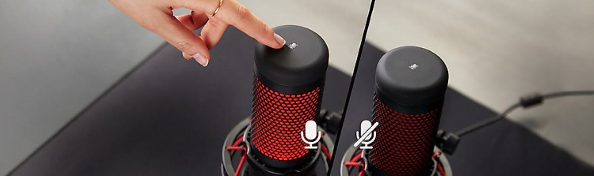 Microphone Kingston HyperX Quadcast Gaming Black Red 3