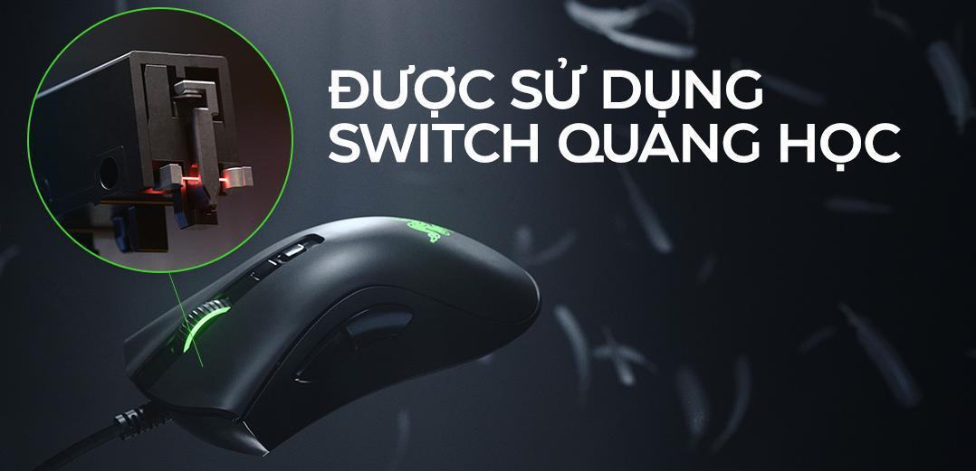 Chuột chơi game Razer DeathAdder V2 RGB Gaming Mouse Black (RZ01-03210100-R3M1)