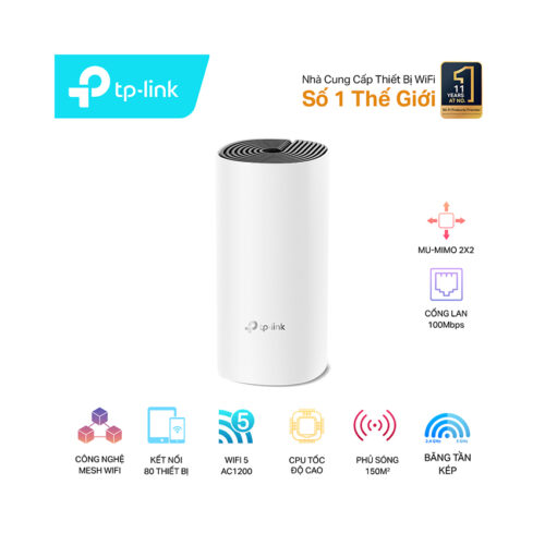 Bộ phát wifi mesh TP-Link Deco M4 (1 Pack) AC1200