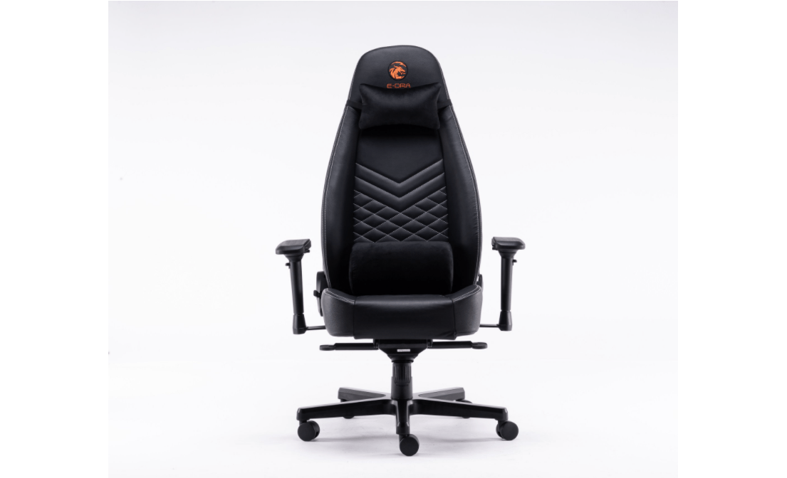 Ghế gaming Bigboss EGC2021 Lux màu đen - E-Dra sử dụng da bò thật