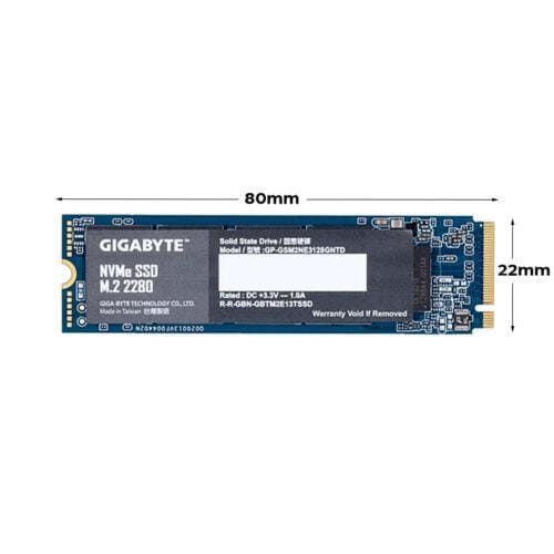 Ổ cứng SSD Gigabyte 256GB M.2 2280 PCIe NVMe Gen 3x4