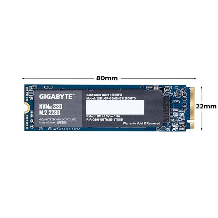 Ổ cứng SSD Gigabyte 256GB M.2 2280 PCIe NVMe Gen 3x4