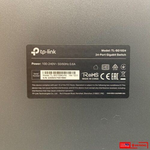 ảnh chụp thông số Switch TP-Link TL-SG1024