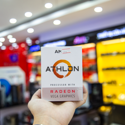 CPU AMD Athlon 3000G ảnh thật