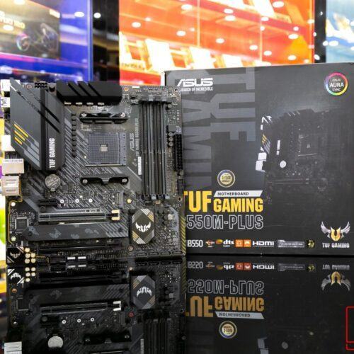 Mainboard ASUS TUF GAMING B550M-PLUS hình thật