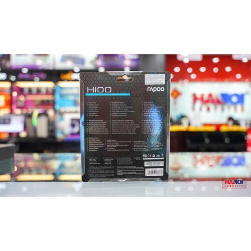 Tai nghe có dây Rapoo H100 Đen