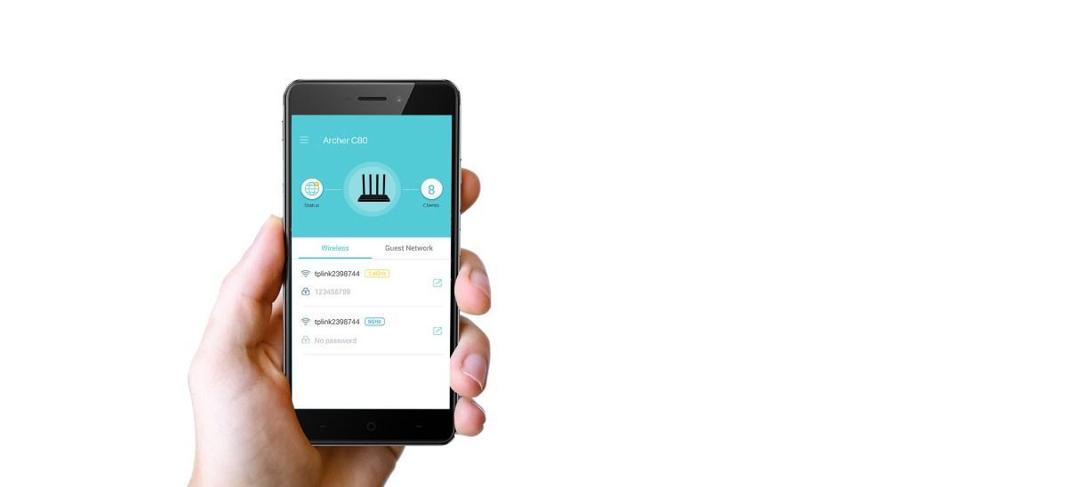 Bộ phát wifi TP-Link Archer C80 Wireless AC1900Mbps 8