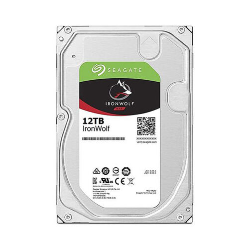 Ổ cứng HDD Seagate IronWolf 12TB 3.5 inch, 7200RPM, SATA, 256 MB Cache (ST12000VN0008)