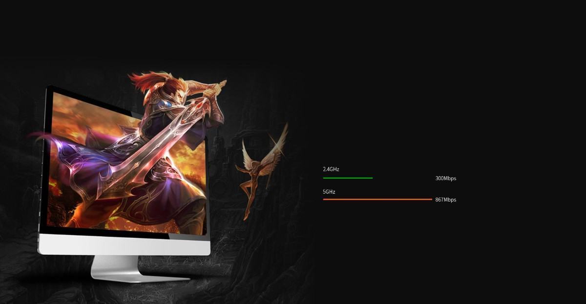 Bộ phát wifi Tenda AC6 chuẩn AC1200Mbps 1