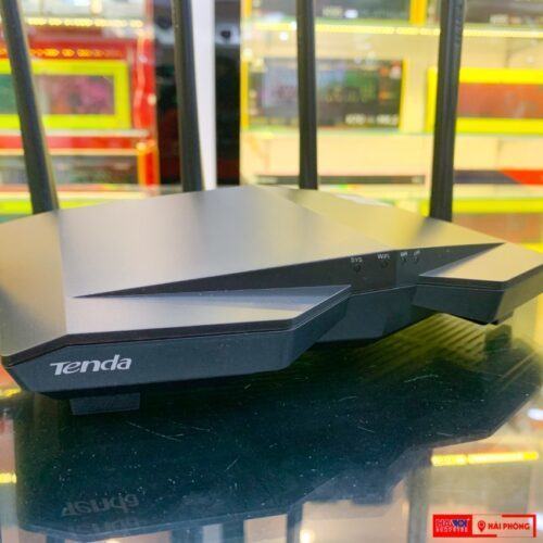ảnh chụp logo tenda trên sản phẩm Bộ phát wifi Tenda AC7