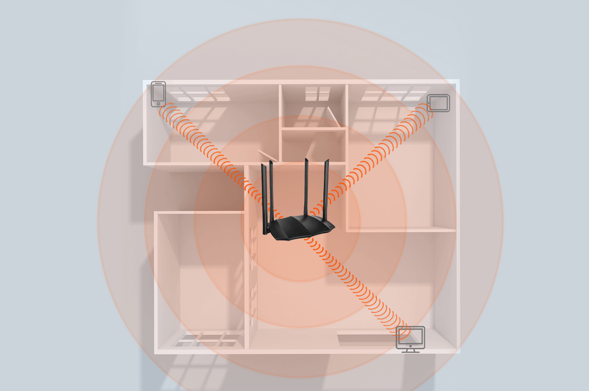 Bộ phát wifi Tenda AC8 4