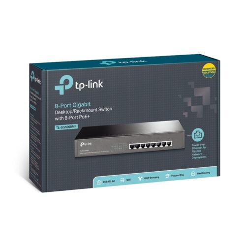 hộp sản phẩm Switch TP-Link SG1008MP